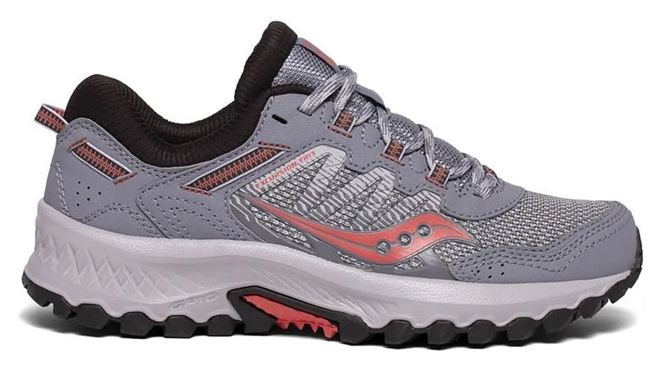 Кросівки жіночі для бігу Saucony EXCURSION TR13 W 39 (8.0US) Grey/coral (10524-5s) O (245мм grey/coral)
