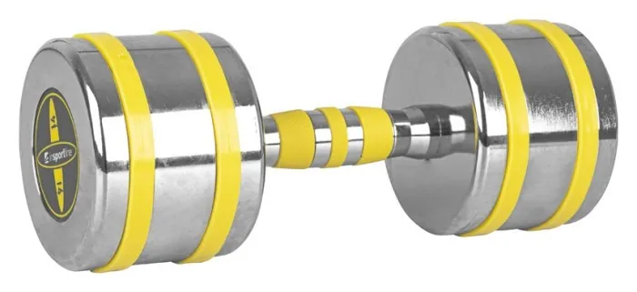 Гантель хромированный inSPORTline Yellsteel 14 кг