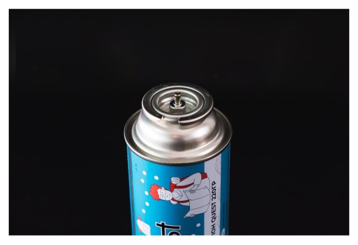 Набір Газовий пальник BRS-99 + Газовий балон цанговий бутановий Quest, 220гр, укр, укр