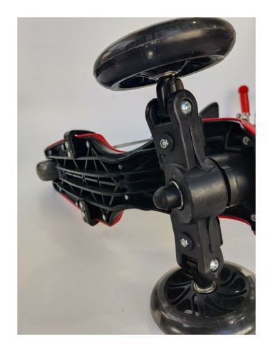 Дитячий самокат з сидінням та батьківською ручкою 3 в 1 Scooter Horned 0332-4S