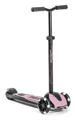 Самокат Scoot and Ride серии Highwaykick-5 с светящимися розовыми колесами, 5+ до 80кг.
