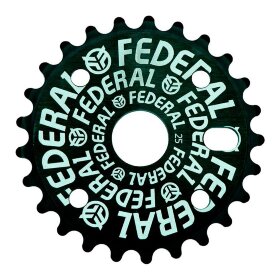 Звезда Federal Logo Solid ( БЕЗ защиты Impact) 25 зубьев, черная