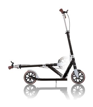 Самокат GLOBBER серії NL205 DELUXE, з ручним гальмом, чорний, 100кг, 8+, укр, укр