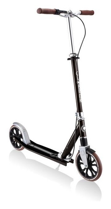 Самокат GLOBBER серії NL205 DELUXE, з ручним гальмом, чорний, 100кг, 8+, укр, укр