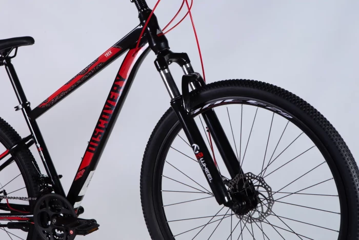 Велосипед ST 29" Discovery TREK DD FR рама-16" чорно-червоний 2025