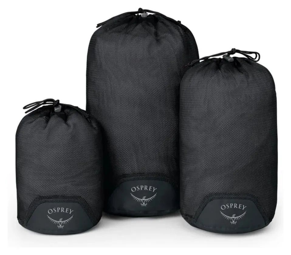 Набір мішечків Osprey Daylite Mesh Stuff Sack Set (Black)