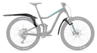 Крылья 24-29" пластик быстросъемный, креп. на гориллу RBRL RL-1000F/R черный без стойки (креп на штаны вилки и задние пера)