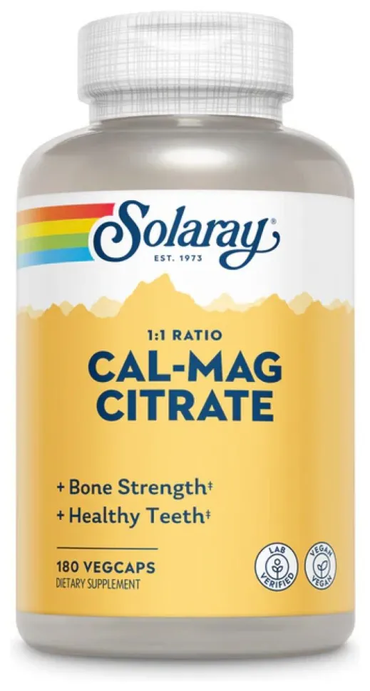Cal-Mag Citrate - 180 veg caps