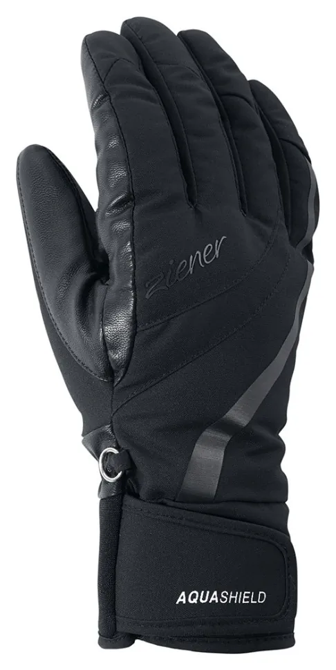 Ziener рукавички лижні Kitty W black 6 (6)