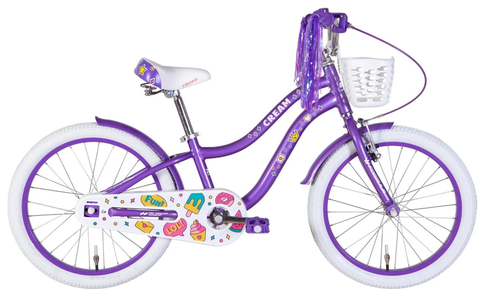 Велосипед AL 20" Formula Kid CREAM BH рама-10" фіолетовий 2026 (OPS-FRK-20-250)