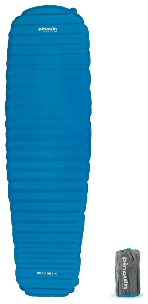 Самонадувний килимок Pinguin Peak NX, 188x54x3.8см, Petrol (SHM_PNG 716368)