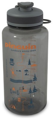 Фляга Pinguin Tritan Fat Sport Bottle 2023 BPA-free, 1,0 L, Grey