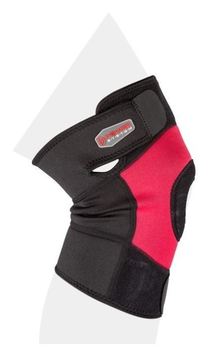 Наколінник Power System PS-6012 Neo Knee Support Black/Red (1шт.) L