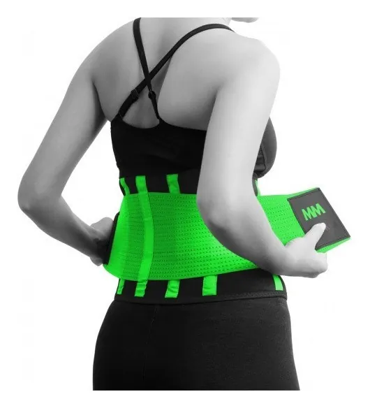 Пояс компрессійний MadMax MFA-277 Slimming belt Black/neon green L
