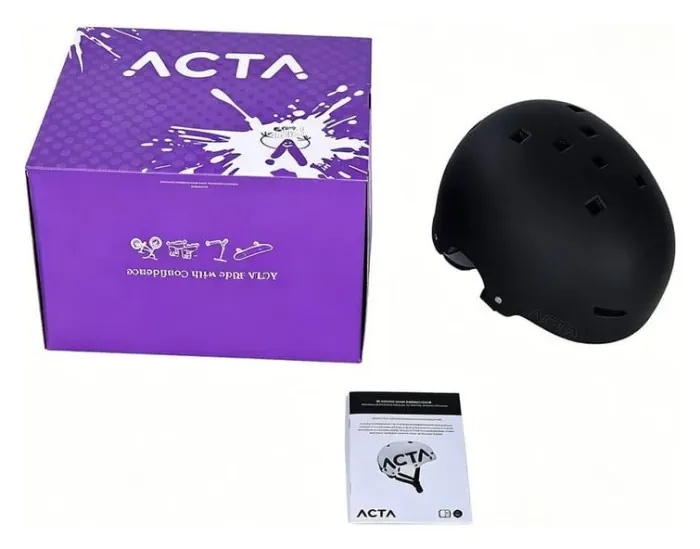 ACTA Motion Шолом Helmet Skate & Scooter M-size Black 55-58cm