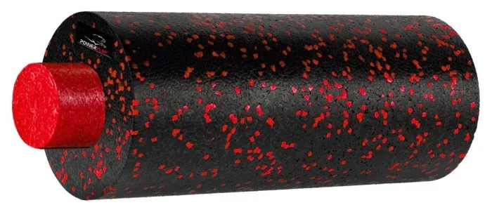 Массажний набір PowerPlay PP_4015 EPP Foam Roller Set 4in1 (2-а ролі + 2-а м'ячі) Чорно-червоний