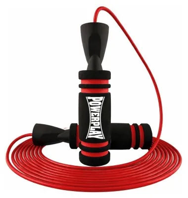 Скакалка швидкісна PowerPlay 4213 Jump Rope Чорно/Червона 3м.