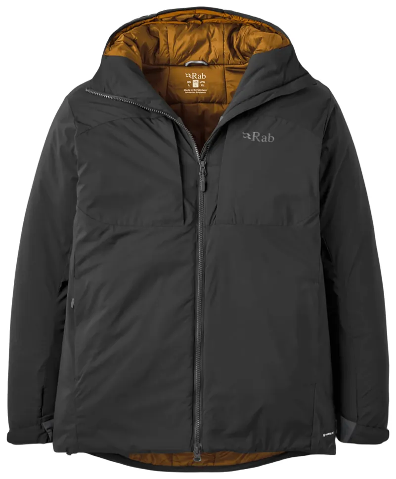 Чоловіча утеплена куртка Rab Xenair Alpine Jacket, Black (M)