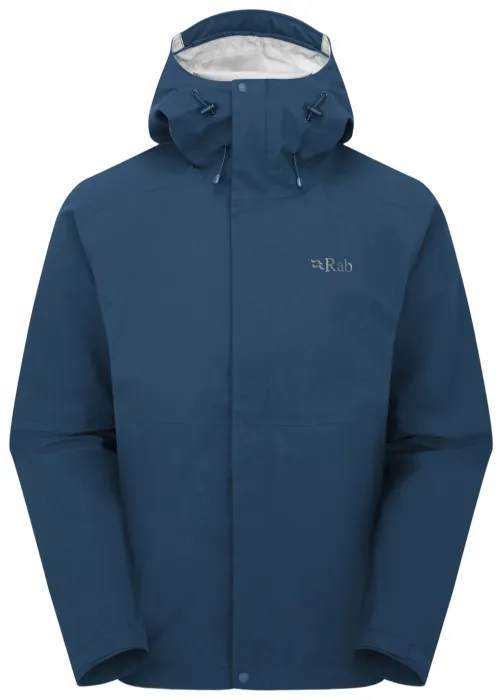 Мембранна куртка чоловіча Rab Firewall Jacket, Tempest Blue