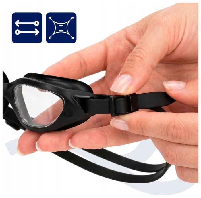 Окуляри для плавання Aquaget AQ0013 Black