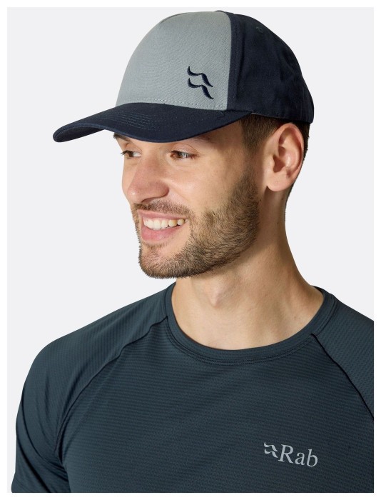 Кепка Rab Calet Embroidery Cap, Anthracite/Light Zinc, One Size