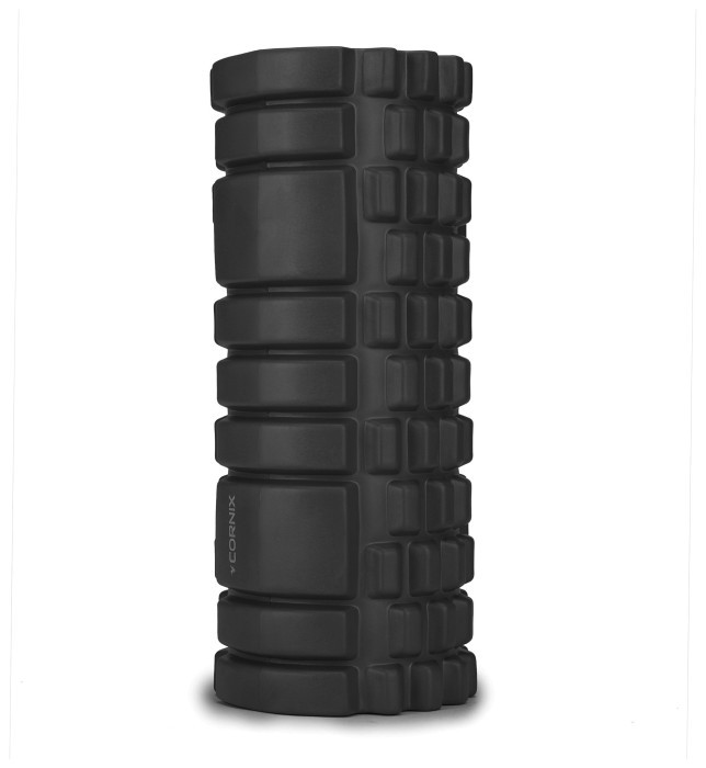 Масажний ролик Cornix EVA 33 x 14 см (валик, роллер) XR-0029 Black