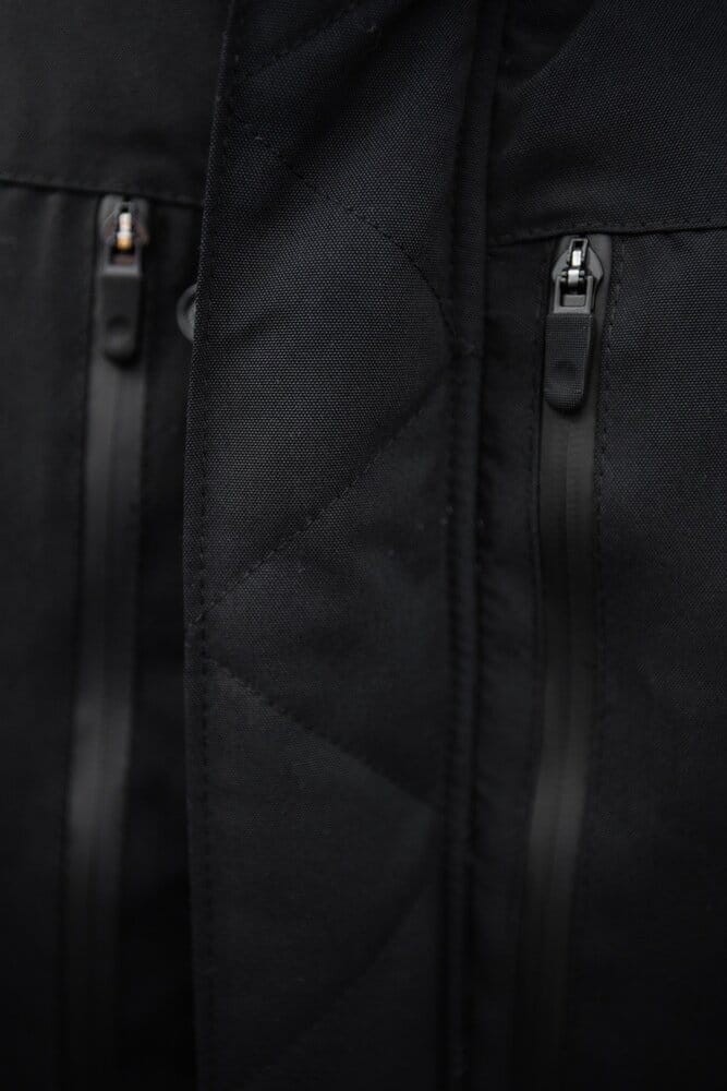 Парка мужская зимняя средняя на котоне с капюшоном Pobedov seniora udacha