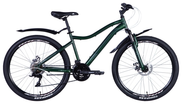 Велосипед 26" Discovery KELLY 2024 (зелений (м)), укр, укр