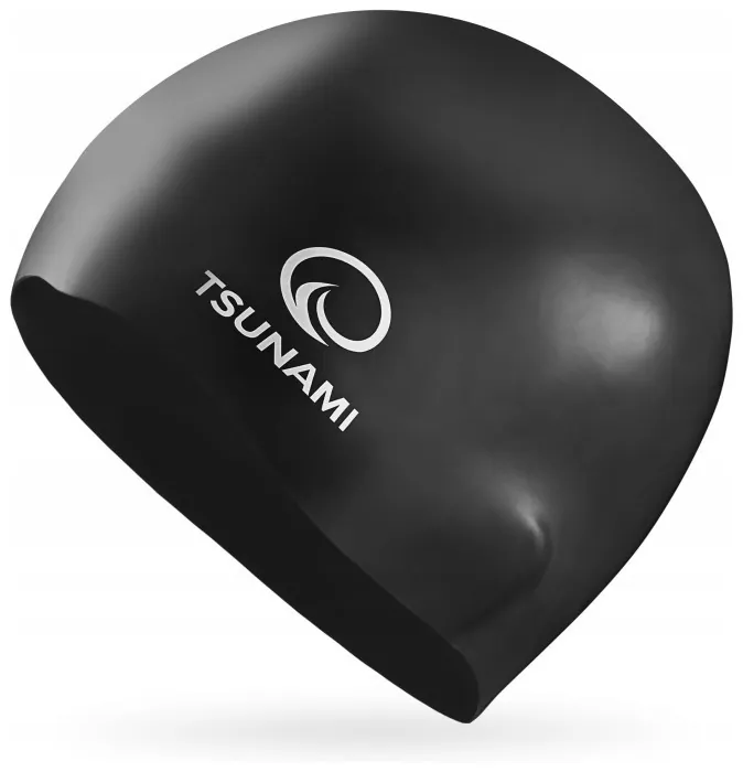 Шапочка для плавания TSUNAMI Pro Black (P-5905973401876)