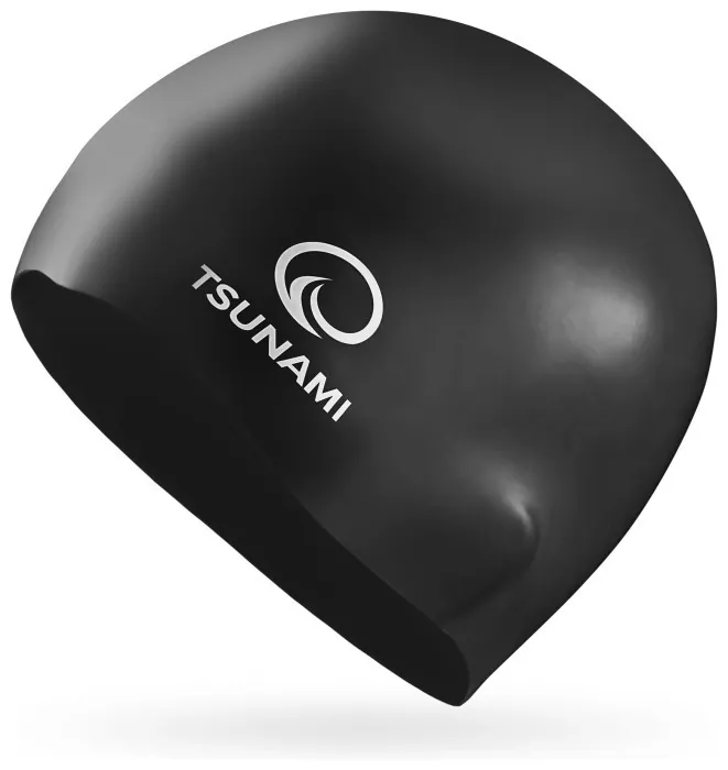 Шапочка для плавания TSUNAMI Pro Black (P-5905973401876)