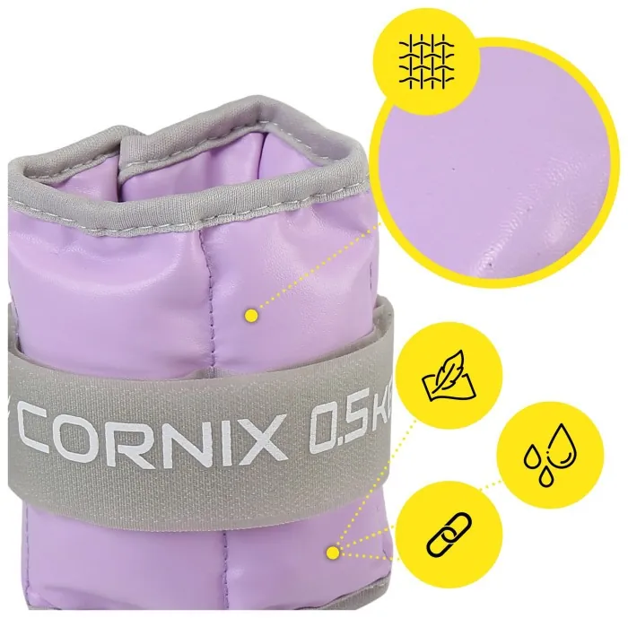 Утяжелители-манжеты для ног и рук Cornix 2 x 0.5 кг XR-0395