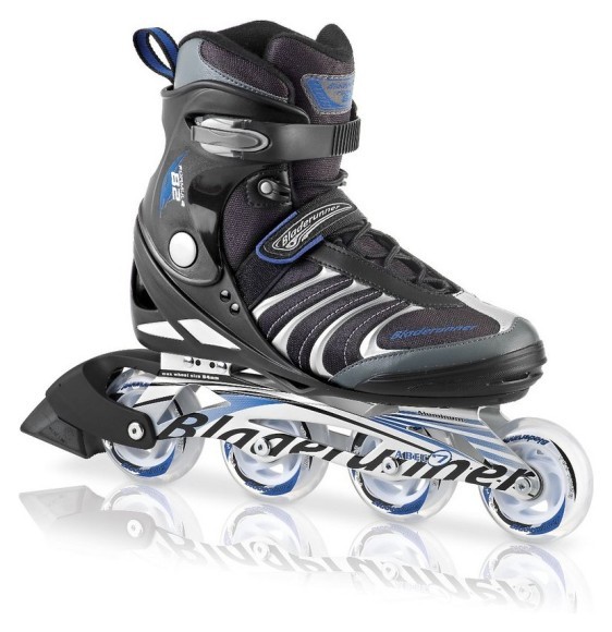 Роликові коньки для дорослих Bladerunner FORMULA 82 W 35 (5US) 220мм Black/light blue (0T321100 821), укр