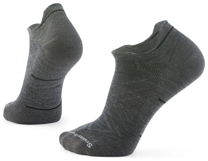 Шкарпетки чоловічі Smartwool Run Zero Cushion Low Ankle Socks, Medium Gray