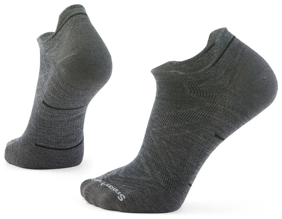 Шкарпетки чоловічі Smartwool Run Zero Cushion Low Ankle Socks, Medium Gray (42-45)