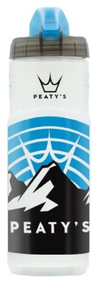 Фляга Peaty's x Fidlock Lockin Bottle, Mountains / Clear, 600ml