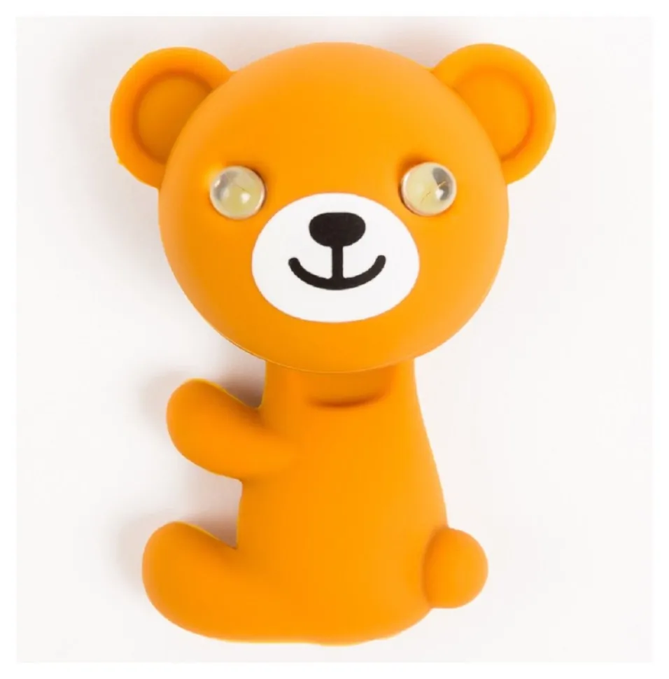 Мигалка для дитячого велосипеда Zoonimal Ведмідь, LED, на підсідел. Світіння: Червоний (SPT_Z216_6DR-BE)