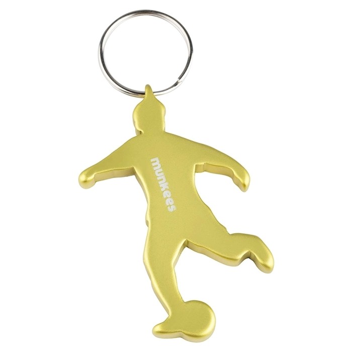 Munkees 3490 брелок-открывалка Football Player yellow