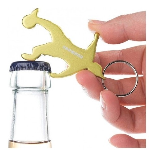 Munkees 3490 брелок-открывалка Football Player yellow