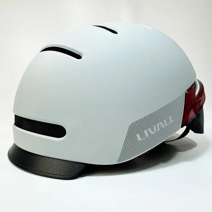 Захисний шолом Livall BH51M NEO (L) Sandstone Grey (57-61см), акустика, мікрофон, сигнали поворотів та стопів, додаток, пульт BR80, Bluetooth