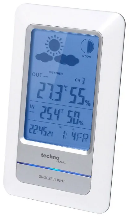 Метеостанция Technoline WS6740 White/Silver (WS6740)