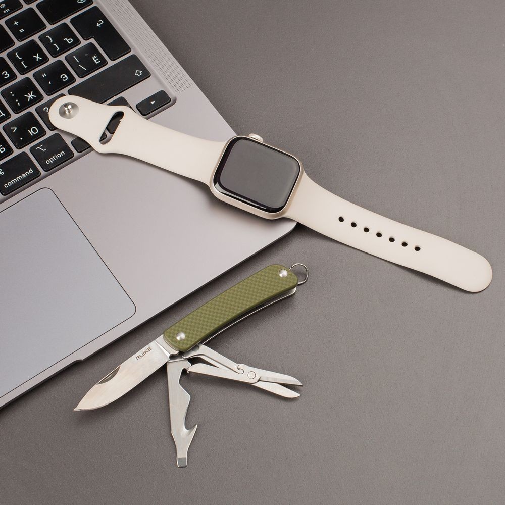 Багатофункціональний ніж Ruike Criterion Collection S31 зелений, укр, укр