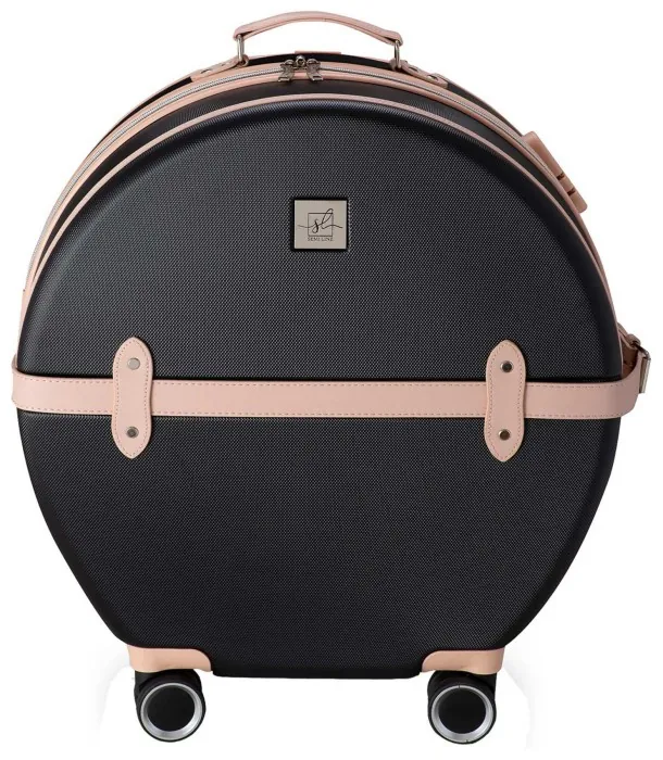 Валіза Semi Line 20" (S) Black/Pink Cream (T5671-2)