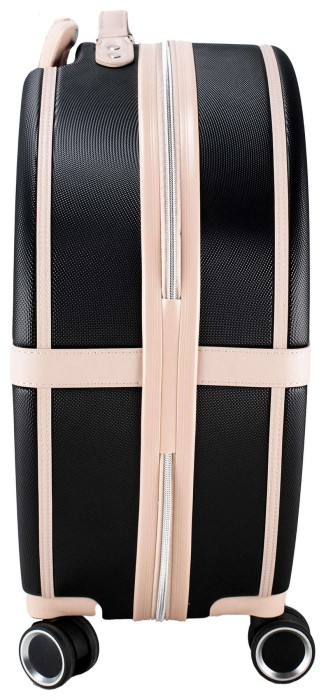 Валіза Semi Line 20" (S) Black/Pink Cream (T5671-2)