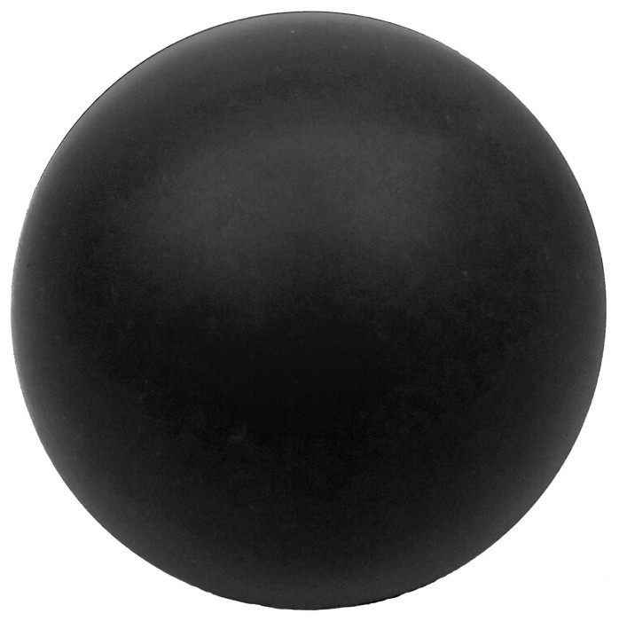 Масажний м'ячик EasyFit каучук 6.5 см чорний