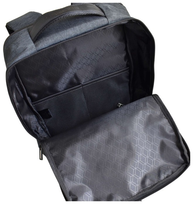 Рюкзак міський Semi Line USB 24 Dark Grey (P8003)