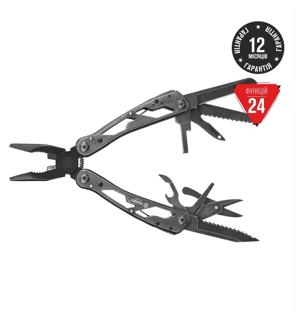 Мультитул Ganzo G202-BS, укр, укр