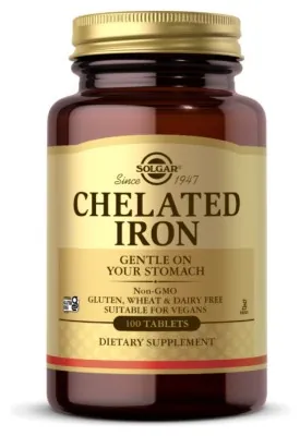 Chelated Iron - 100 tabs