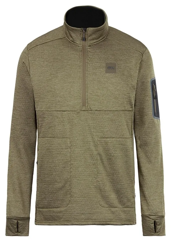 Реглан Picture Organic Bake Grid 1/4 dark army green (L)
