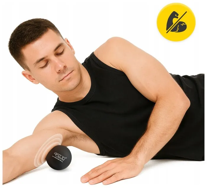 Масажний м'яч 4FIZJO Lacrosse Ball 6.25 см Black (P-5907222931196)