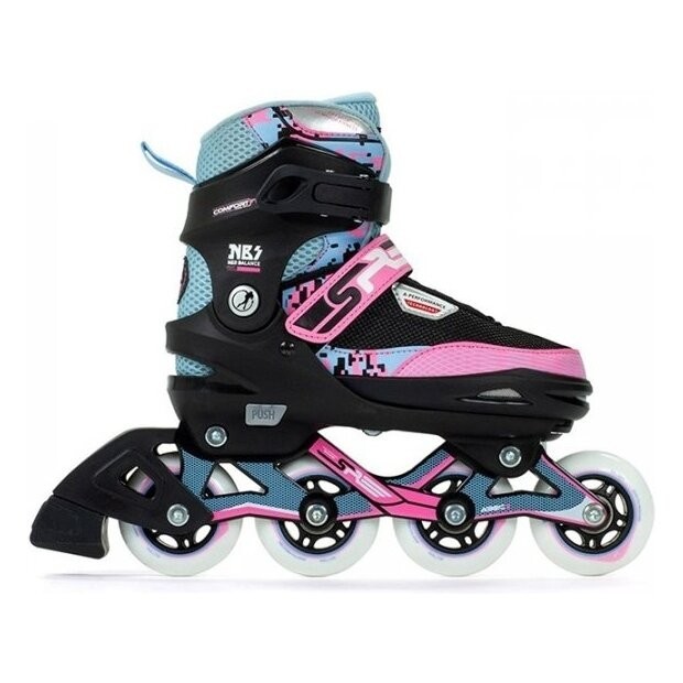 Ролики SFR Pixel blue-pink
